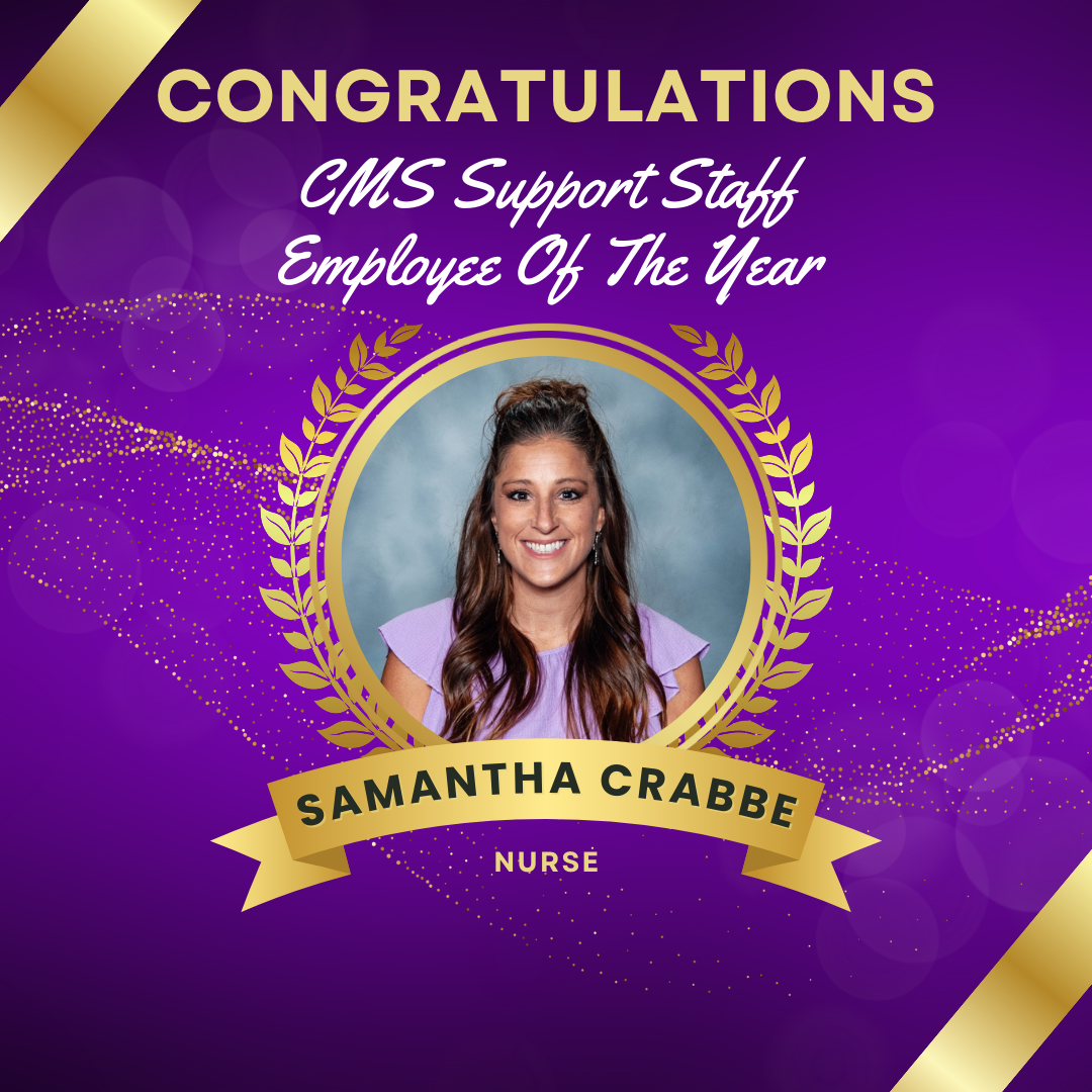  2024 CMS Support Staff EOTY - Sam Crabbe